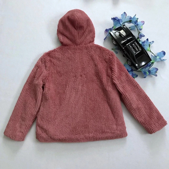 Elodie NWOT Faux Fur Hooded Jacket Girls L (13/14) - Picture 7 of 10